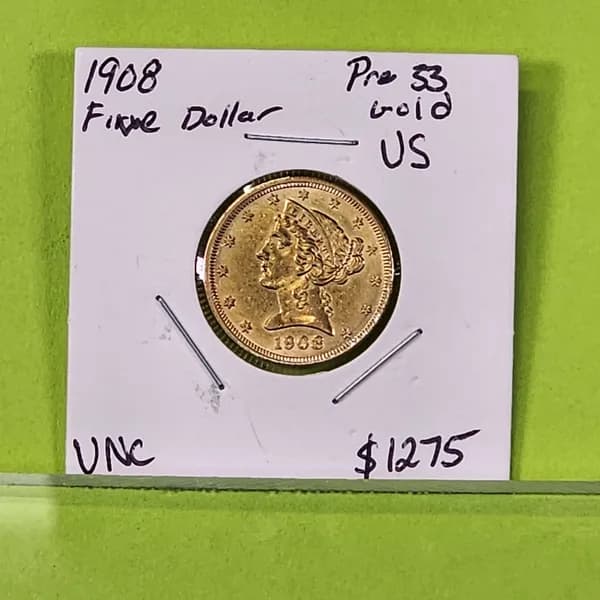 Gold & Silver Coin Auction, interior view