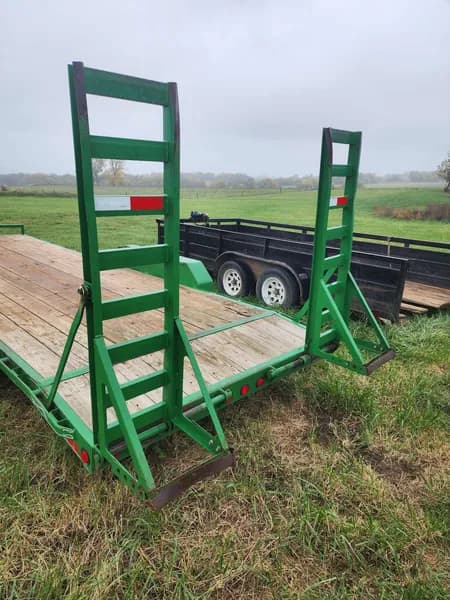 PJ Dual Axle Equipment Trailer w/ Ramps, close-up view