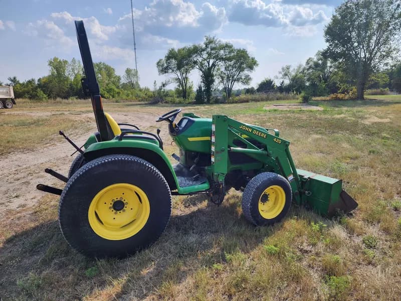 John Deere 4300 Compact Utility Tractor w/ Loader, detail view