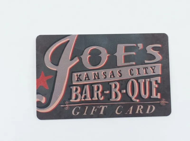 Kansas City Gift Card Auction – Joe’s KC BBQ, Q39, Blind Box BBQ, DoorDash, AMC & Jiffy Lube, detail view