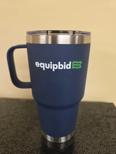 Equipbid Insulated Stainless Travel Mug with Lid 30oz - Yeti Rambler Style, side view