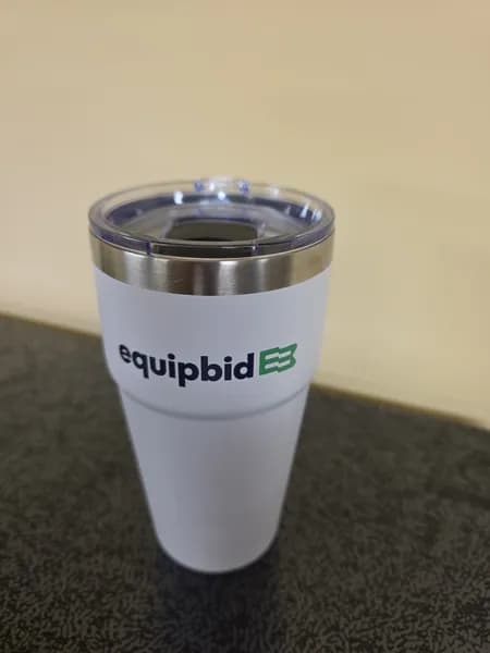 Equipbid Stainless Insulated Tumbler with Lid - Yeti Style, side view