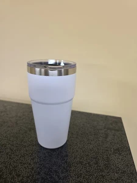 Equipbid Stainless Insulated Tumbler with Lid - Yeti Style, detail view