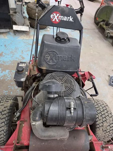 Exmark Turf Tracer 48in Walk-Behind Mower, rear view