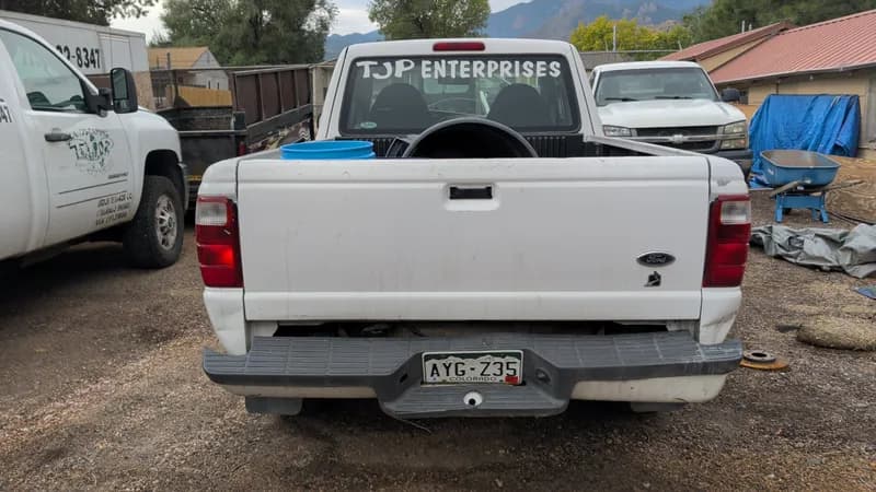 Ford Ranger Edge Single Cab Pickup Truck, rear view