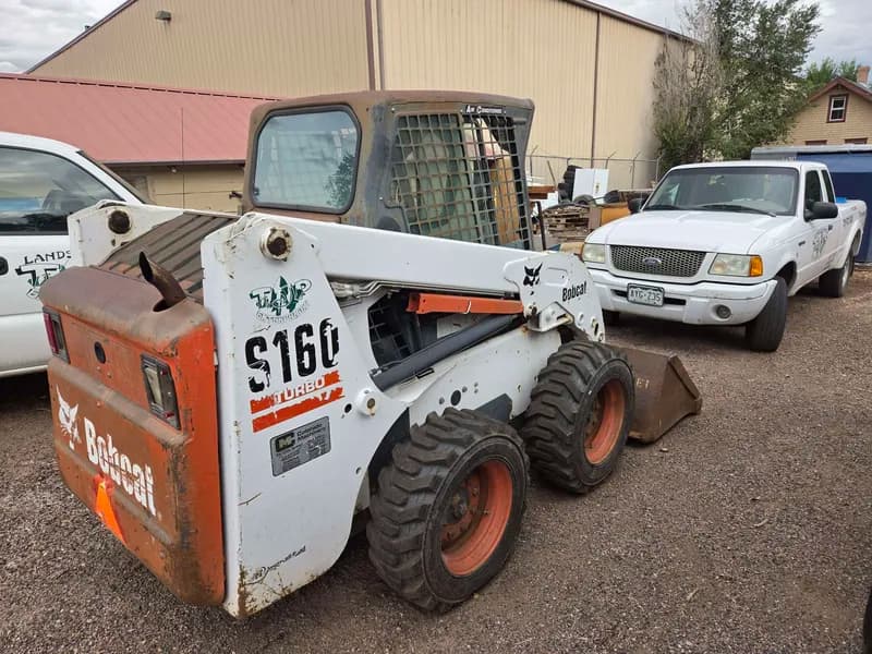 Bobcat S160 Compact Skid Steer Loader w/ Bucket, interior view