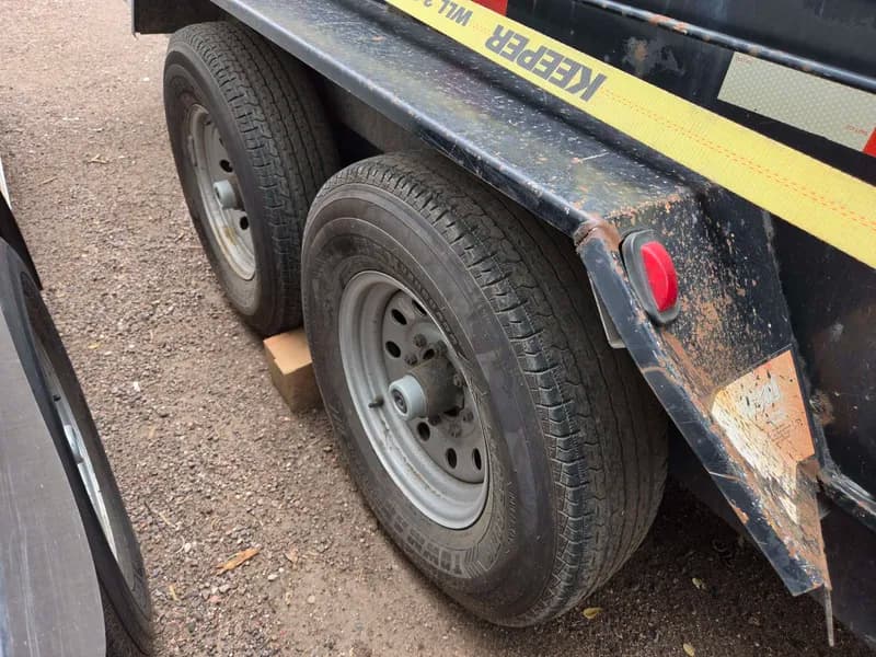 Travalong Tandem Dump Trailer w/ Mesh Sides, view 9