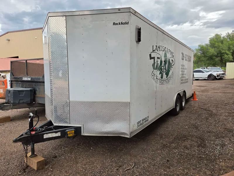 Rock Solid Cargo 8.5x20 Enclosed Cargo Trailer, primary view