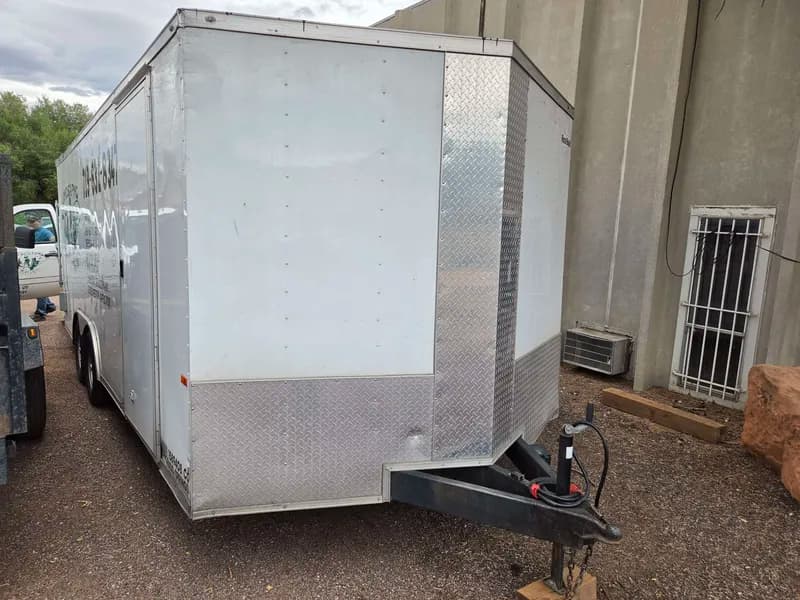Rock Solid Cargo 8.5x20 Enclosed Cargo Trailer, side view
