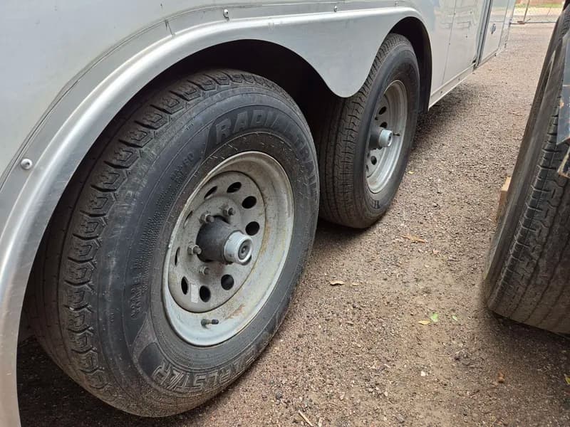 Rock Solid Cargo 8.5x20 Enclosed Cargo Trailer, close-up view
