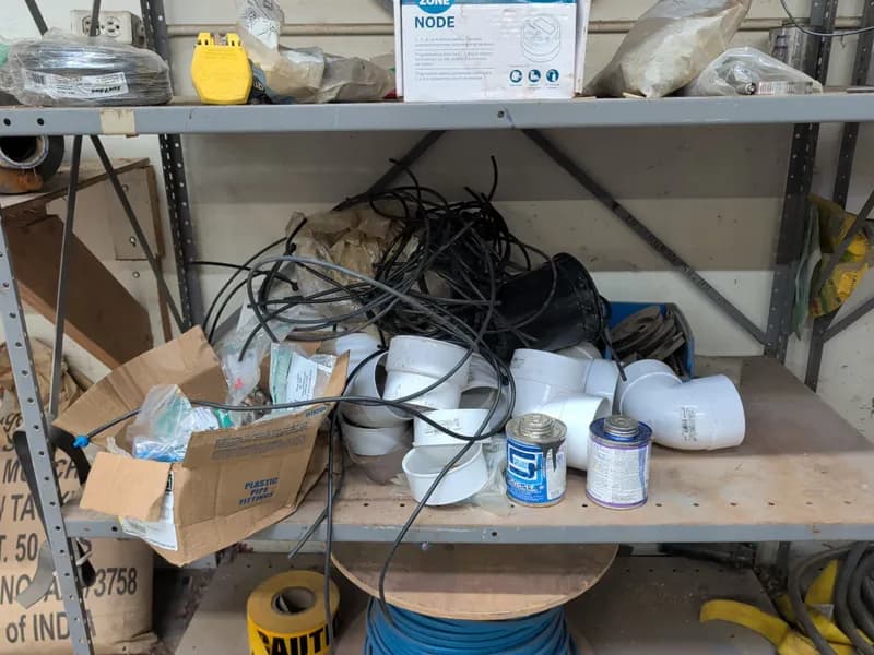 Shelf and all contents included, detail view