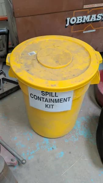 Spill Containment Kit Yellow Drum w/ Absorbent Materials, primary view