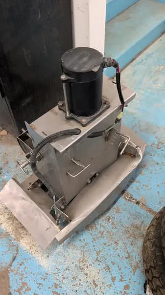 Sander Spreader Housing Unit, side view