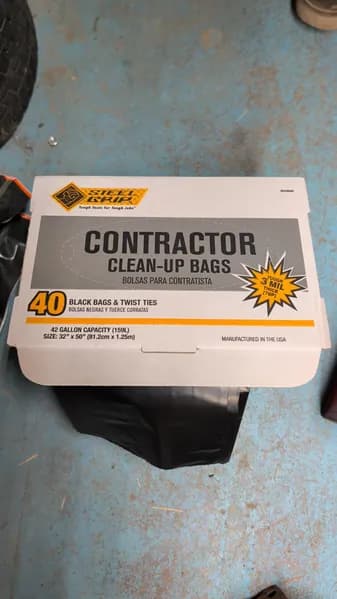Steel Grip Contractor Clean-Up Bags 42 Gallon 40 Count, primary view