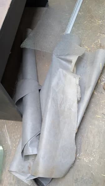 Landscape Fabric Bolt Roll – 2 Rolls Gray White Mesh, primary view