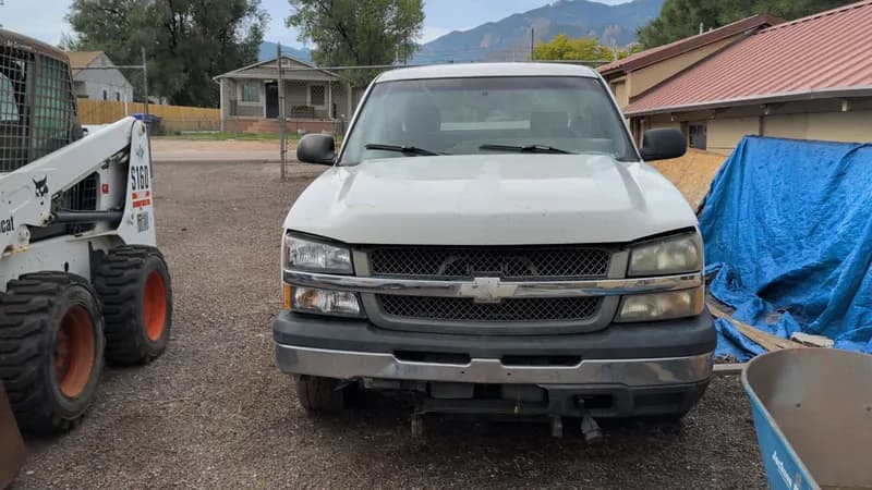 2003 Chevrolet Silverado 1500 Single Cab Pickup, side view