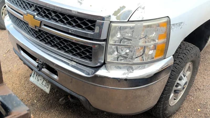 2012 Chevrolet Silverado 2500 HD Single-Cab Pickup Truck, side view