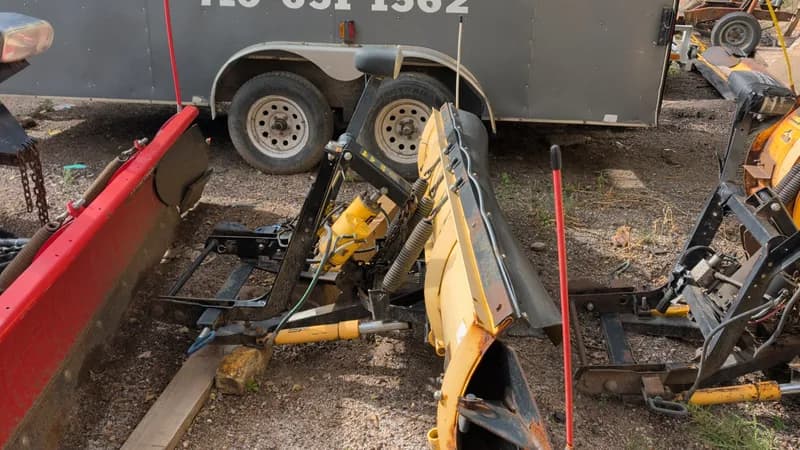 Meyer Diamond Ez-Mount Plus Snow Plow Attachment, side view