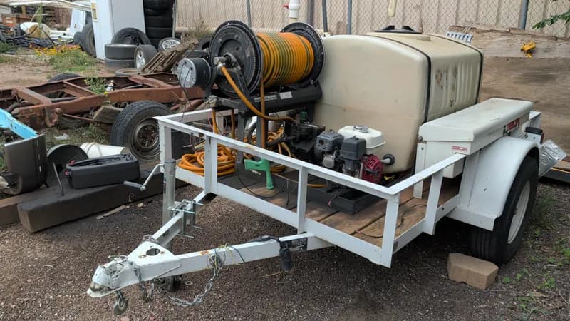 Big Tex Utility Trailer w/ Water Tank & Hose Reel, primary view