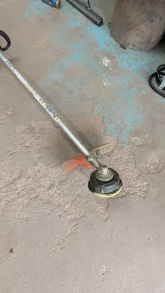 STIHL String Trimmer/Edger Attachment w/ Extension Shaft, side view
