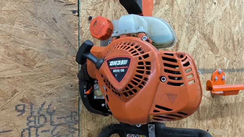 Echo HC-302 Gas Powered Earth Auger w/ Drill Bit, side view