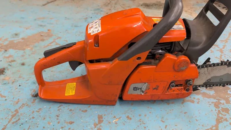 Husqvarna 460 Rancher Chainsaw, side view