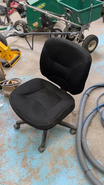 Black Mesh Office Chair w/ Casters, primary view