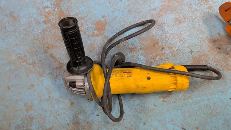 Corded Angle Grinder 4.5in Yellow, primary view