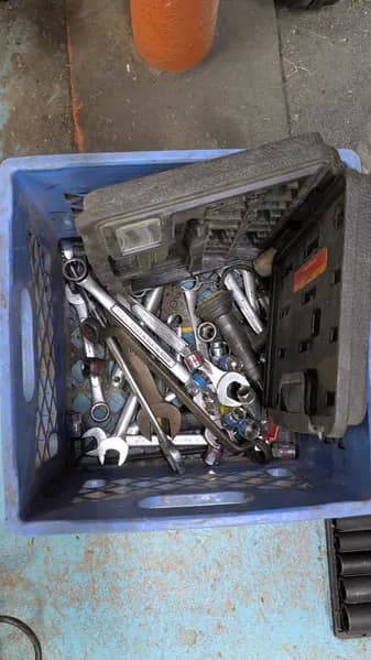 Mixed Hand Tools & Auto Parts Lot, primary view