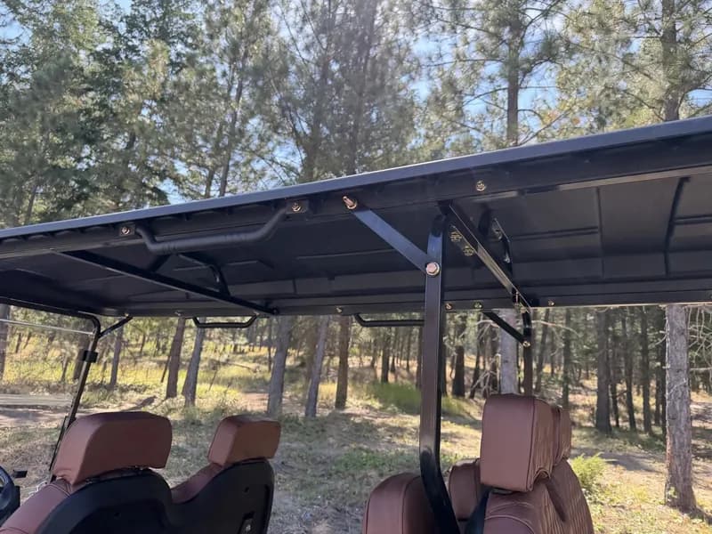Unused Captok Electric Off-Road Golf Cart 6-Person GC42S 60V - Unassembled - (Black), view 11