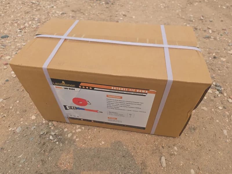 LandHonor LHR-BS84 Ratchet Tie Down Set 12pc, side view