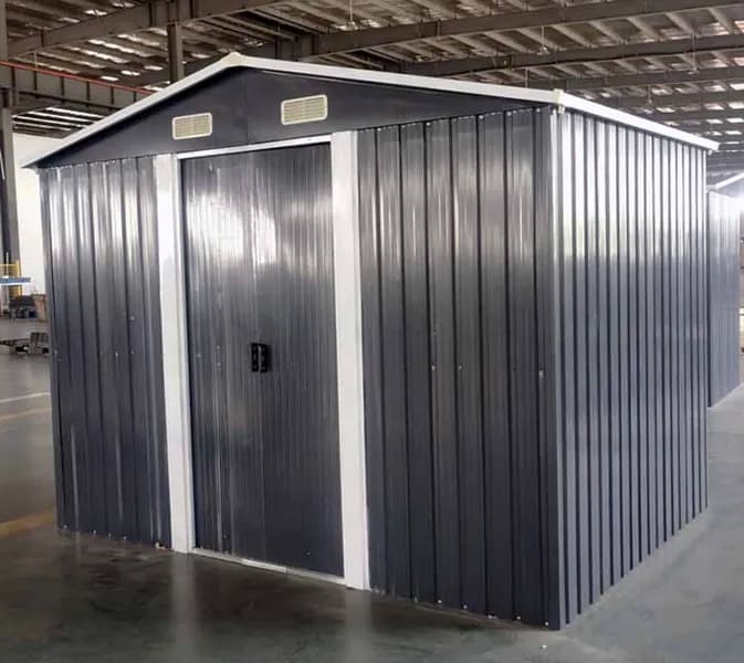 Landhonor 8'x10' LHR-MS810 Metal Storage Shed, primary view