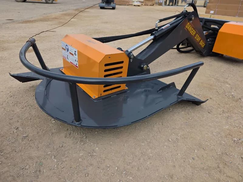 LandHonor ABC-13-125A Skid Steer Brush Cutter, close-up view