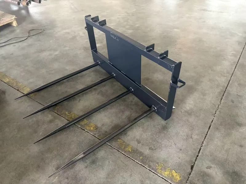 2026 JCT Skid Steer Bale Spear with Quadruple Tines, primary view