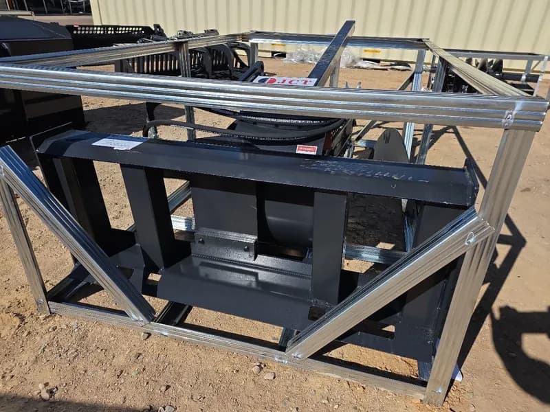 Unused 2026 JCT Skid Steer Trencher, rear view