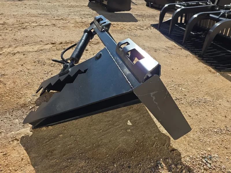 JCT 2026 Heavy-Duty Steel Quick Attach Skid Steer Tree and Post Puller, rear view