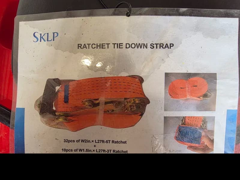 SKLP Ratchet Tie Down Strap Set, primary view