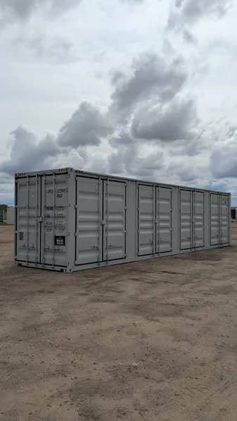 40' One-Trip Shipping Container - Secure Storage / Conex - Four Side Doors, primary view