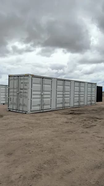 40' One-Trip Shipping Container - Secure Storage / Conex - Four Side Doors, primary view