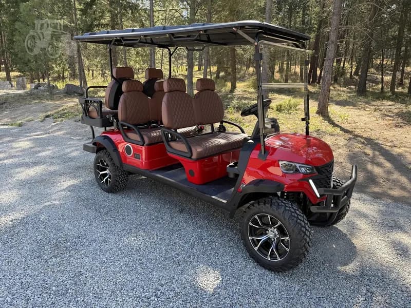 Unused Captok Electric Off-Road Golf Cart 6-Person GC42S 60V - Unassembled - (Blue), primary view