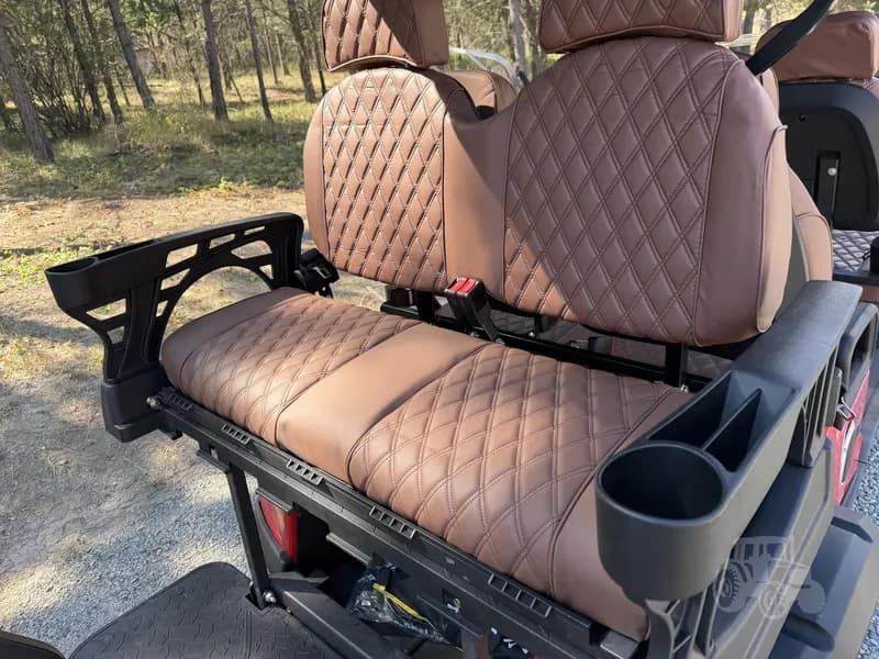 Unused Captok Electric Off-Road Golf Cart 6-Person GC42S 60V - Unassembled - (Red), view 8