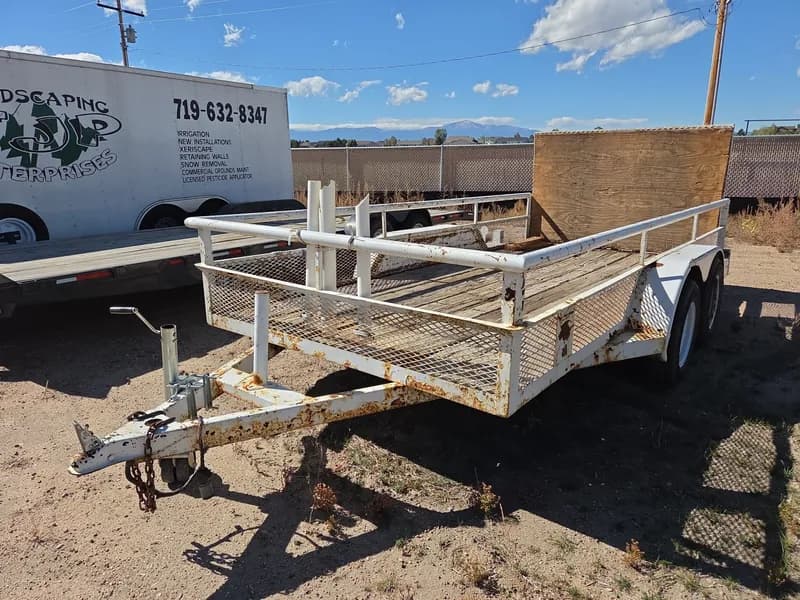 Utility Trailer with Clean Title Included 14', primary view