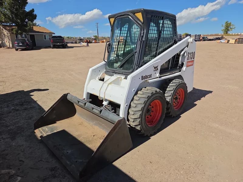 Bobcat S130 Skid Steer Loader - 6,678 Hours - Runs & Drives - Key Present *Engine Rebuilt*, rear view