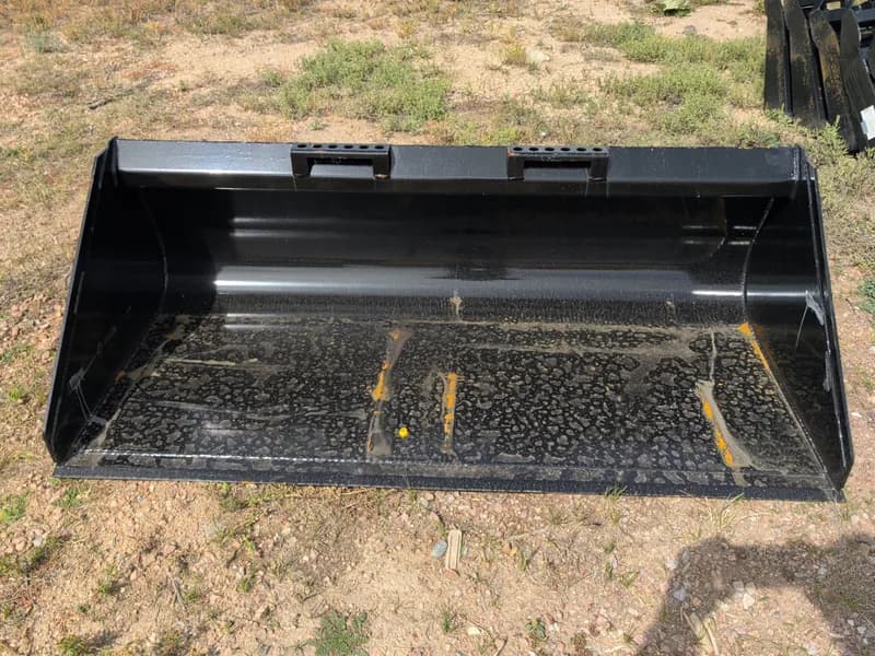 BT67 Universal Black Skid Steer Bucket 67", primary view