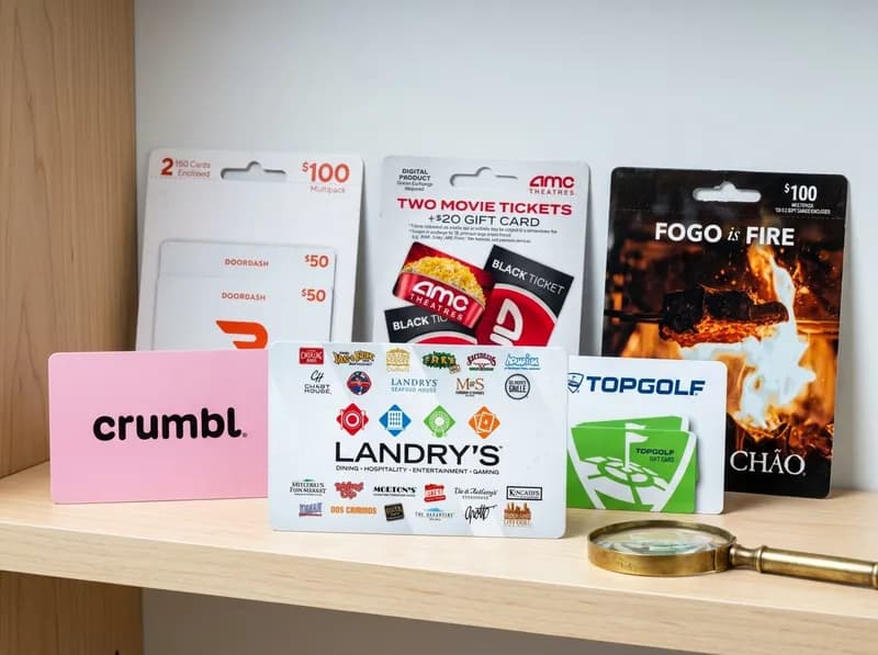 Gift Card Auction #2 - Crumbl, Top Golf, DoorDash, Landry's, AMC, Fogo De Chao auction cover image