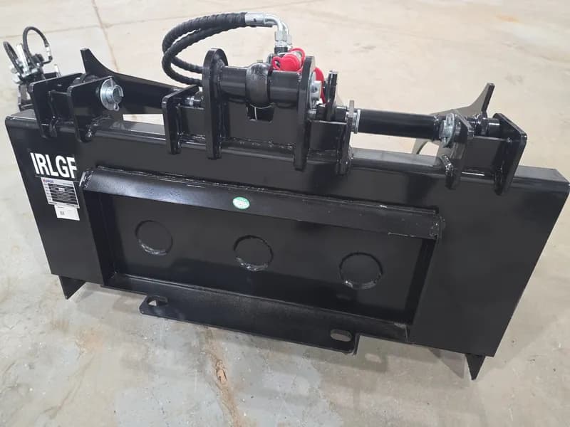 Heavy Duty Wood Grab Bucket for Mini Skid Steer , rear view