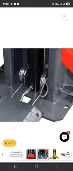 ATK-B1000 10,000 lb Capacity Two-Post Automotive Lift, interior view